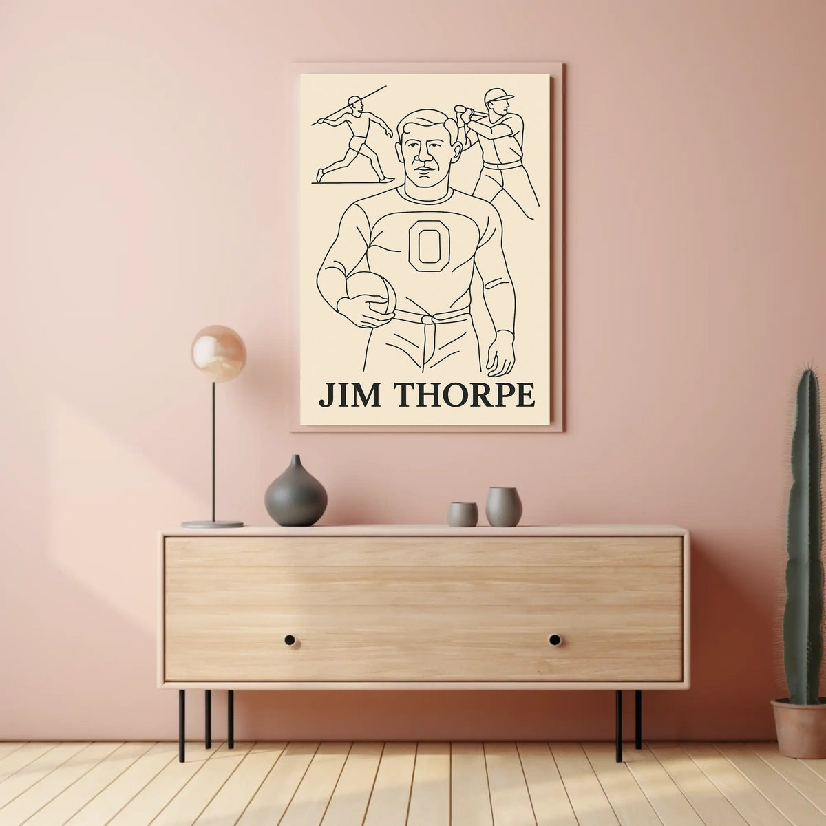 Jim Thorpe Tribute Poster