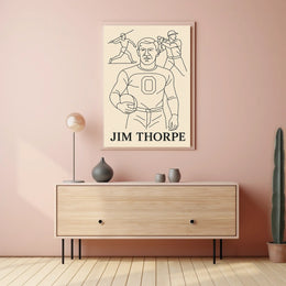 Jim Thorpe Tribute Poster