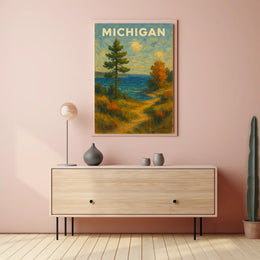Michigan Landscape Poster