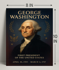 George Washington 1st President Poster PosterGoat