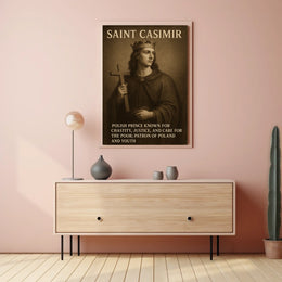 Saint Casimir Patron Of Poland And Poster