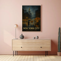 New York City Impressionist View Poster