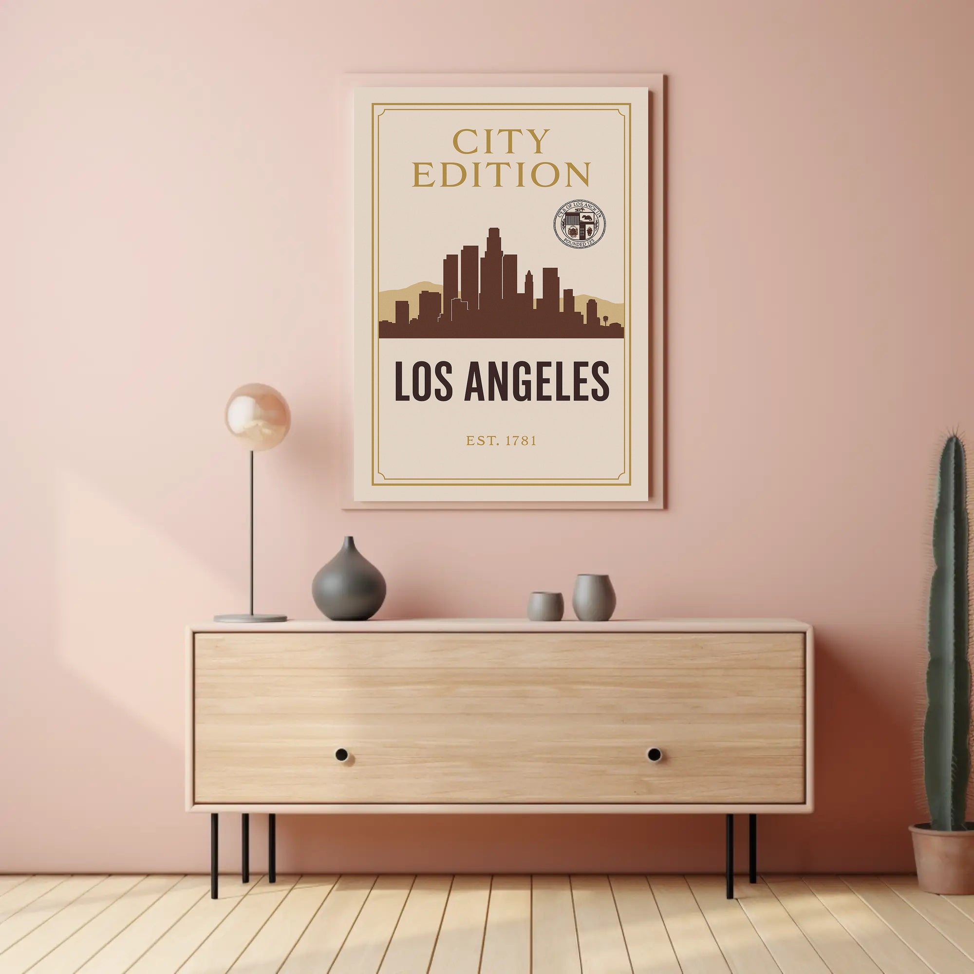 City Edition Los Angeles Poster PosterGoat