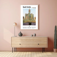 Saudi Arabia Tradition and Modernity Cultural or Heritage Poster PosterGoat