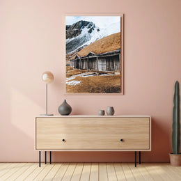 Rustic Mountain Retreat Poster