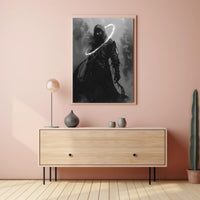 The Enigmatic Shadow Art Print Poster for Home Decor and Wanderlust Enthusiasts PosterGoat
