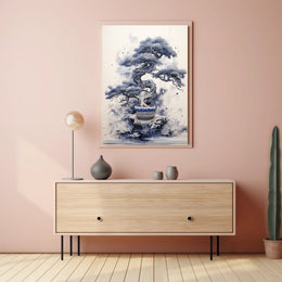 Serene Bonsai Art Poster PosterGoat