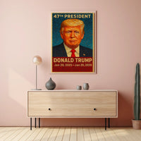 Donald Trump 47th President Poster