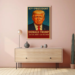 Donald Trump 47th President Poster