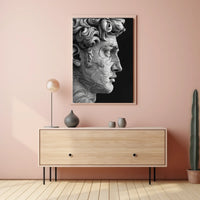 Abstract Marble Portrait Abstract Poster
