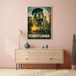 Pennsylvania A Journey Through Time Poster
