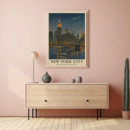 New York City A Vibrant Metropolis Poster
