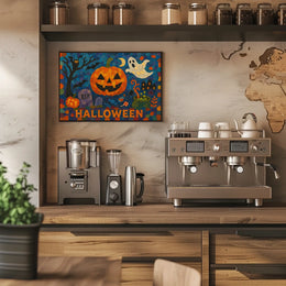 Halloween Mosaic Gothic Collectors Poster