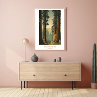 Majestic Redwoods Poster PosterGoat