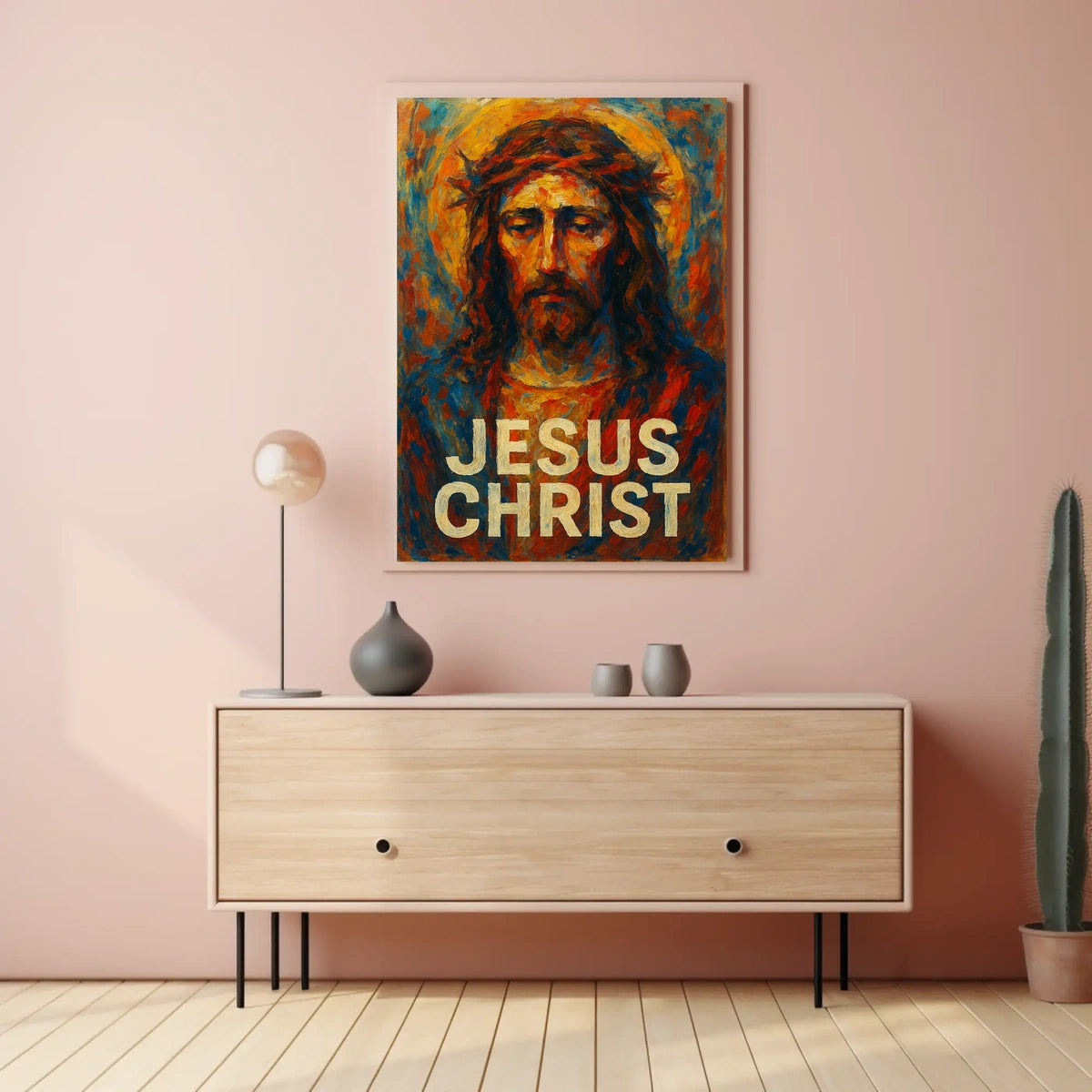Jesus Christ Iconic Portrait Poster