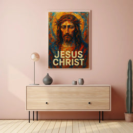 Jesus Christ Iconic Portrait Poster