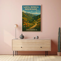 Santa Monica Mountains Poster