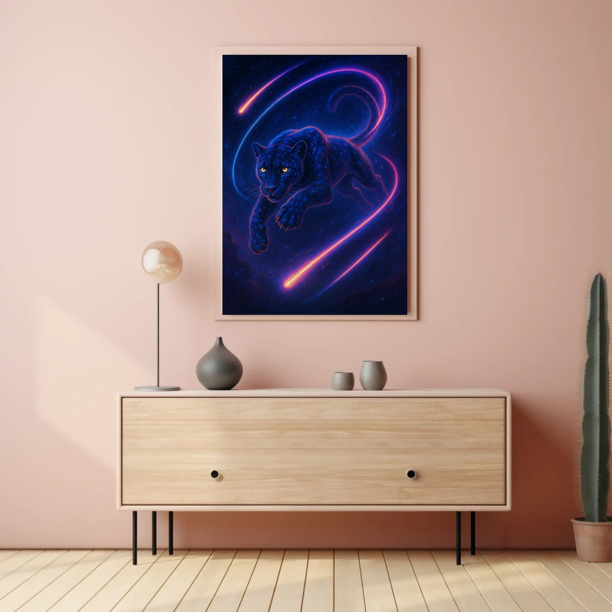 Celestial Panther Poster
