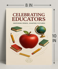 Celebrating Educators: Inspirational Motivational or Quote Poster