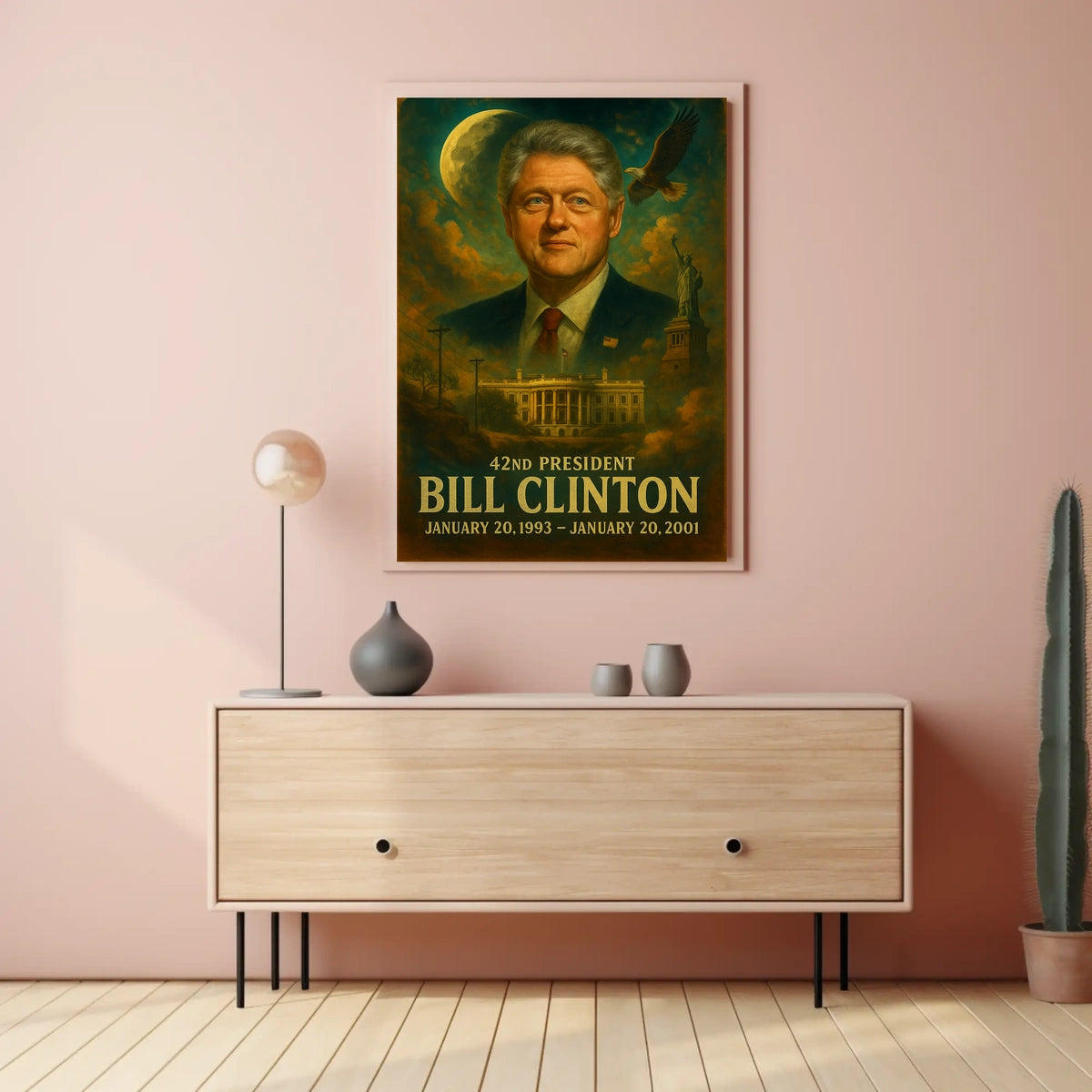 WilliamJeffersonBillClinton PresidencyIcon HeritageLegacy Poster