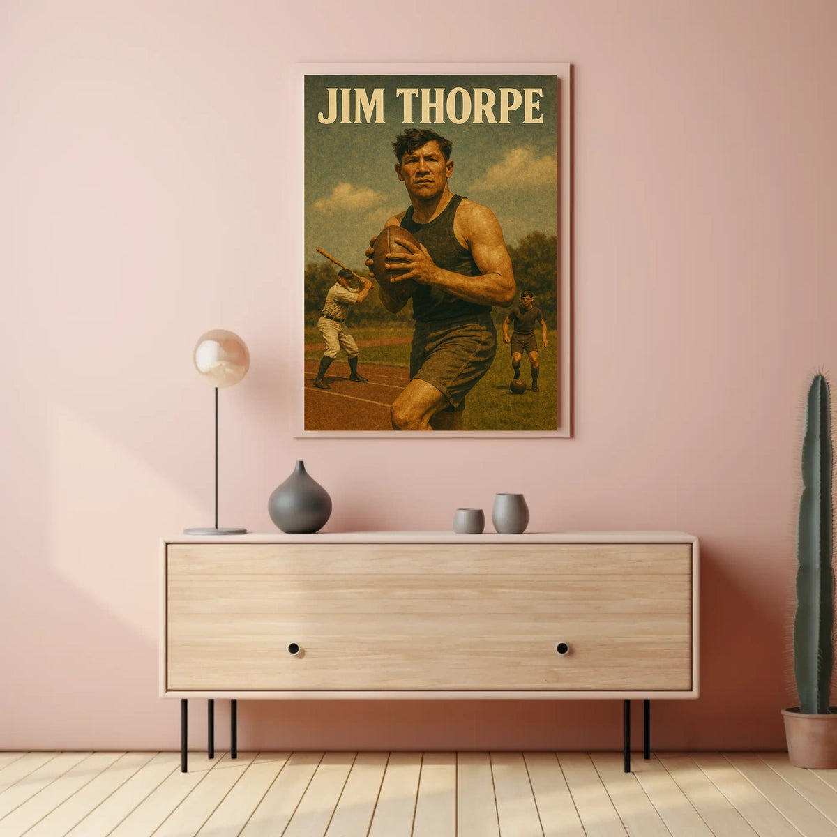 Jim Thorpe Athletic Legend Poster