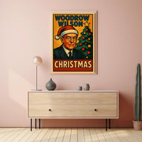 Woodrow Wilson Christmas Poster