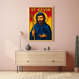 St. Kevin Iconography Poster