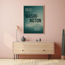 Washington A Tribute To The Evergreen Poster