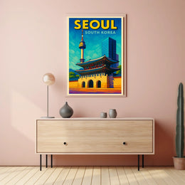 Seoul, South Korea Poster