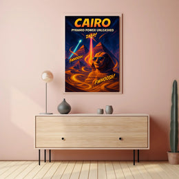 Cairo – Pyramid Power Unleashed Poster PosterGoat