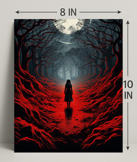 The Enchanted Forest Path Poster