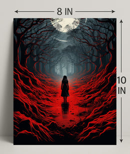 The Enchanted Forest Path Poster