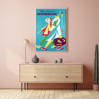 Swissair Travel Poster