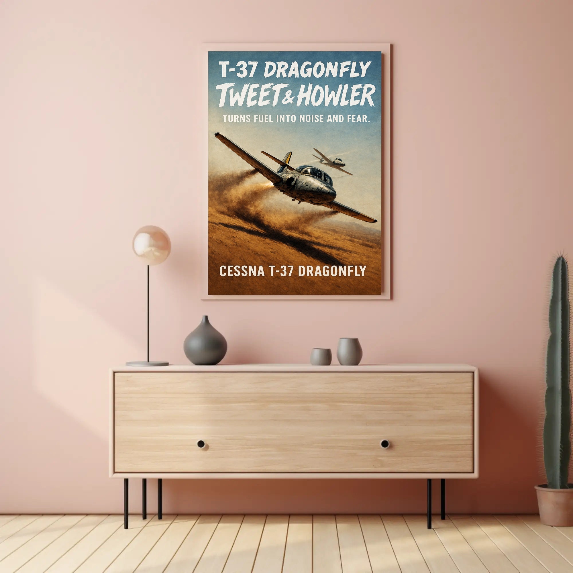 Cessna T-37 Dragonfly Poster PosterGoat