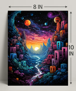 Cosmic Dreamscape Poster PosterGoat