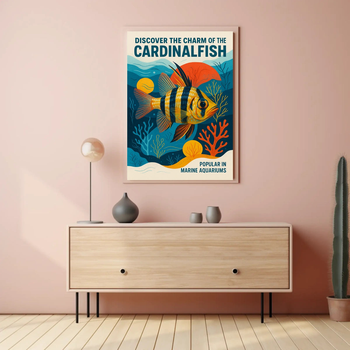 Discover The Charm Of The Cardinalfish Poster
