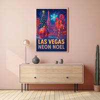 Las Vegas Neon Noel Poster