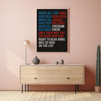 The Right to Bear Arms Poster PosterGoat