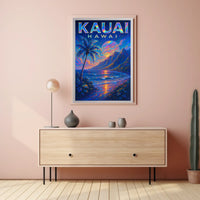 Kauai, Hawaii Tropical Paradise Poster