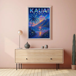 Kauai, Hawaii Tropical Paradise Poster