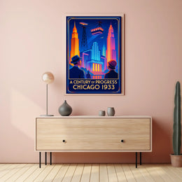 A Century of Progress Chicago 1933 Poster