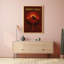 Pennsylvania Landscape Art Poster
