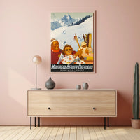 Montreux-Berner Oberland Ski Adventure Poster