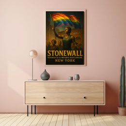 Stonewall Monument To The 1969 Lgbtq Poster