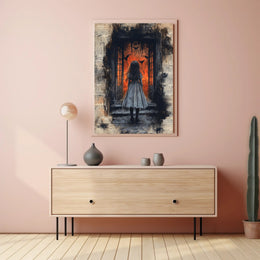 Haunting Gothic Scene Art Print - Abstract or Artistic Poster