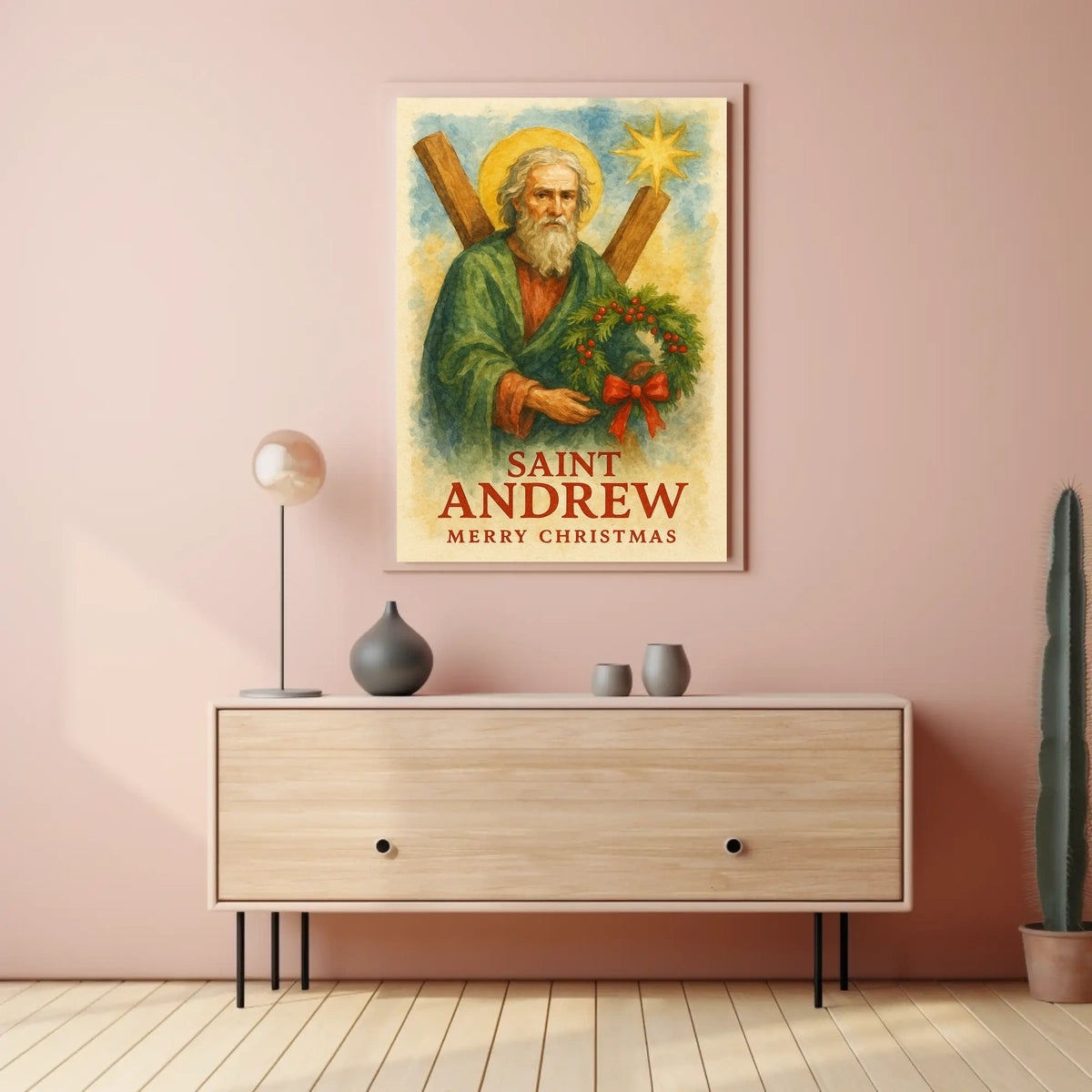 Saint Andrew Christmas Iconography Cultural or Heritage Poster