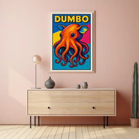 Dumbo Octopus Illustration Poster