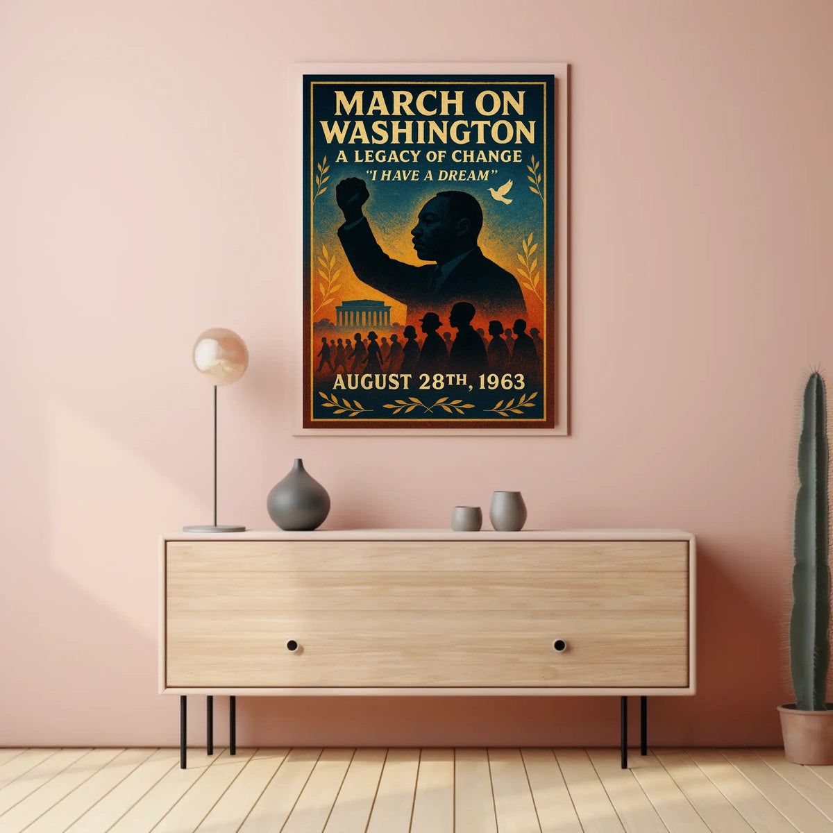 Historic March on Washington Commemorative Poster Art