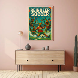 Reindeer Soccer Extravaganza Poster