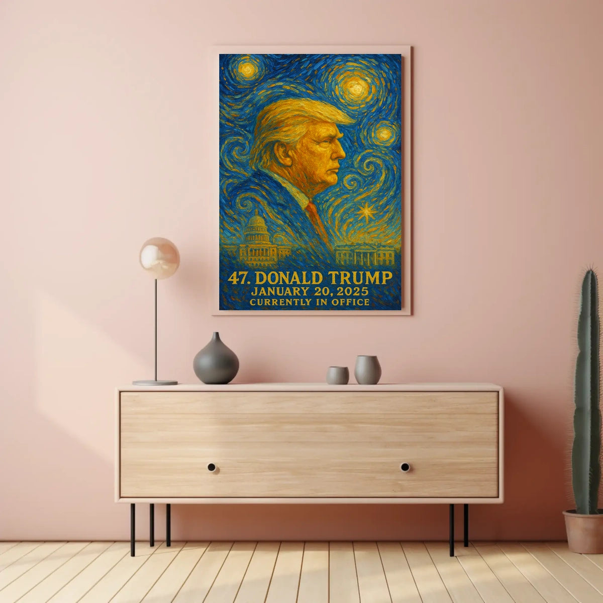 Donald Trump Visionary Through the Twilight Poster